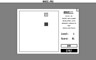 Amaze!!! atari screenshot